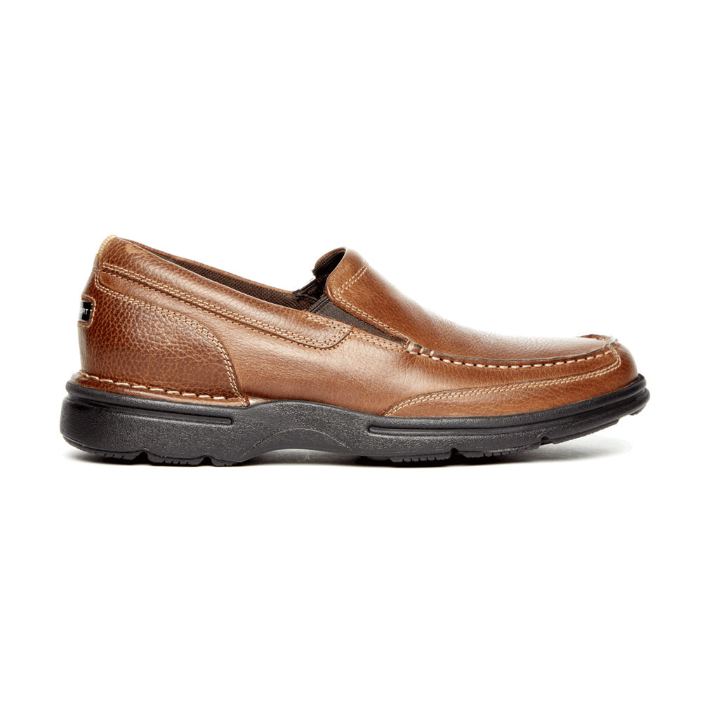 Slip-Ons Rockport Hombre Mexico - Prowalker Eureka Plus Marrom - PGLSO4203